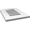 Ekena Millwork Arch Top Surface Mount PVC Gable Vent: Non-Functional, w/ 3-1/2"W x 1"P Standard Frame, 14"W x 18"H GVPAR14X1801SN - alternate 5